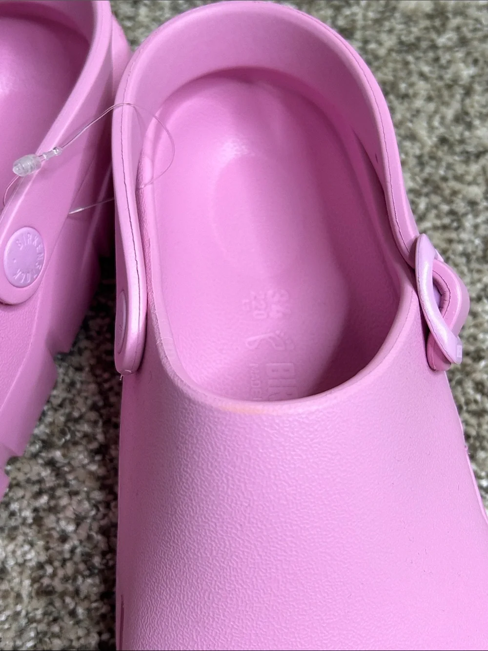 NEW Birkenstock Birki Flow Kids EVA Pink Clogs Slip On Shoes Size 34